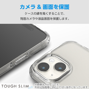 エレコム Google Pixel 9/9 Pro用TOUGH SLIM LITE オールクリア ストラップホールシート付 クリア PM-P242TSLACR-イメージ6