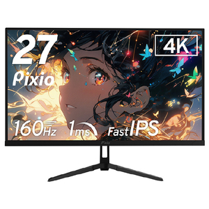 Hamee 27型ゲーミング液晶ディスプレイ Pixio ブラック PX27UWAVE-PW-イメージ1