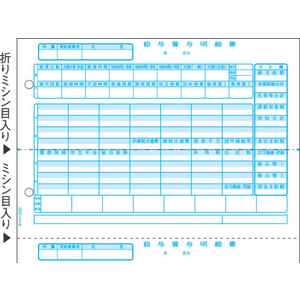 ヒサゴ 給与賞与明細書 500枚 FC91621-GB2102-イメージ1