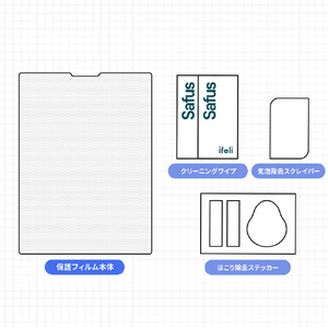 ifeli iPad mini(第6世代) ペーパーテクスチャー 液晶保護フィルム IF00070-イメージ7