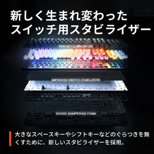 SteelSeries ゲーミングキーボード Apex Pro TKL WL Gen 3 JP(RE) 64876J-イメージ6