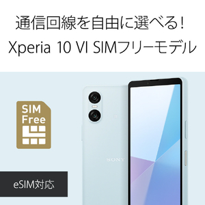 SONY SIMフリースマートフォン Xperia 10 VI ブルー XQ-ES44 L1JPCX0-イメージ2