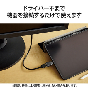 エレコム USB Type-C(TM)用HDMI映像変換アダプター ブラック MPA-CHDMIADBK-イメージ7