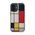 Man & Wood iPhone 16用MagSafe対応天然木ケース Mondrian Wood I27073I16-イメージ1