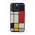 Man & Wood iPhone 16 Pro用MagSafe対応天然木ケース Mondrian Wood I27074I16PR-イメージ1