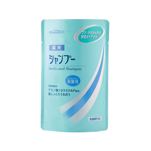 熊野油脂 ファーマアクト 弱酸性 薬用 シャンプー 400mL FC35457-イメージ1