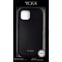 TUMI iPhone 15用本革 背面ケース BLACK TUHMP15SRBAK