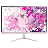 Hamee 27型ゲーミング液晶ディスプレイ Pixio パステルピンク PX27UWAVEK-PW