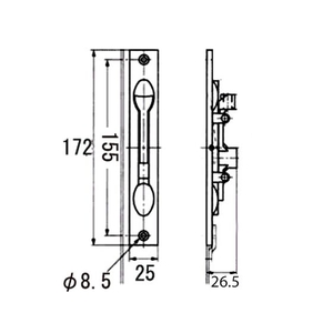 エスコ フランス落し・落し棒セット 25×172mm FCW1163-EA951LP-1S-イメージ4