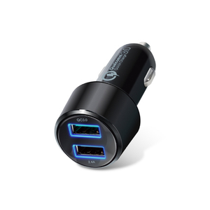 エレコム 車載充電器(Quick Charge3．0・30W・2ポート) MPA-CCUQ04BK-イメージ2