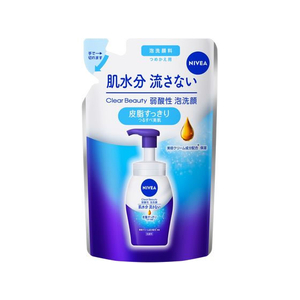 KAO ニベア Cビューティー弱酸性泡洗顔皮脂すっきり詰替130mL FCU6531-イメージ1