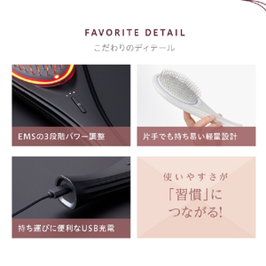 WAVEWAVE EMS Brush Air WAVEWAVE ブラック WH4101-BK-イメージ12