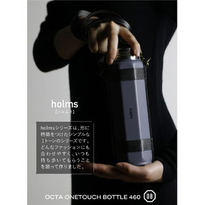 シービージャパン holms オクタボトル ロングショルダー460 ダークグレー HOLMSｵｸﾀﾎﾞﾄﾙLS460Dｸﾞﾚ--イメージ2