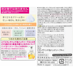 三菱ケミカルメディア KAO/ビオレ ザハンド 泡ハンドソープ 果実の香り 替え 340mL FC611PY-イメージ3