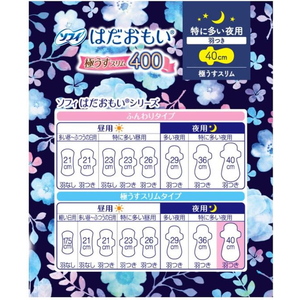 ユニ・チャーム ソフィ はだおもい 極うすスリム 特に多い夜用 9枚 FC980PZ-イメージ3