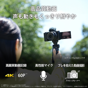 SONY デジタル一眼カメラ・ダブルズームレンズキット α VLOGCAM ZV-E10 II ホワイト ZV-E10M2X W-イメージ4