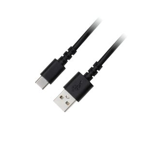 グリーンハウス USB Type-A - USB Type-C充電/データ転送ケーブル(1．0m) ブラック GH-UCACA10-BK-イメージ2