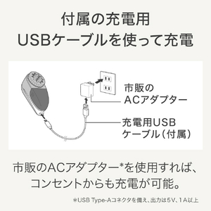 ティファ－ル 充電式毛玉クリーナー ネイビー JB7001J0-イメージ8