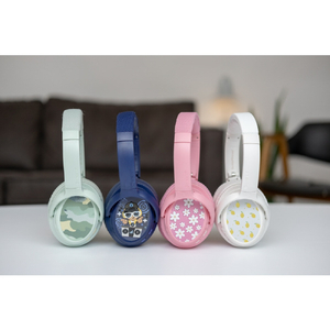 Onanoff キッズ用ヘッドフォン BuddyPhones COSMOS FUN Pink BT-BP-COSMOSF-PK-イメージ9