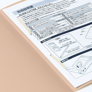 リヒトラブ Roomy 個別フォルダー A4 ベージュ 3枚 FC234MR-F292-16-イメージ6