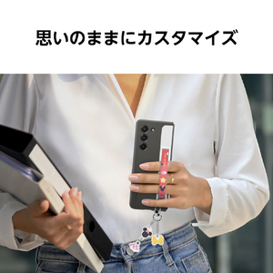 Samsung Galaxy Z Fold5用Standing Case with Strap Graphite EF-MF946CBEGJP-イメージ5