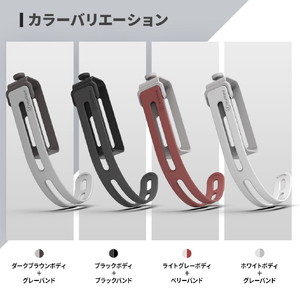 Lead Trend Belt Tie ケーブルホルダー(Mサイズ) ブラックボディ+ブラックバンド AC-1203-イメージ19