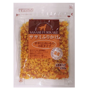 九州ペットフード お買い得ふりかけ 鶏ささみとお芋 小粒タイプ 230g VAﾌﾘｶｹｵｲﾓ230G-イメージ1