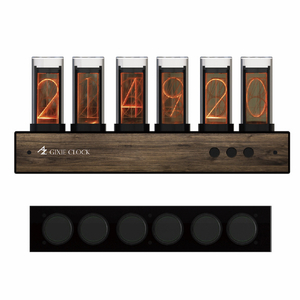 AZUREST AZUREST×GIXIE CLOCK ギクシークロック Wi-Fi ブラック M1912-015-BLK-W-イメージ1