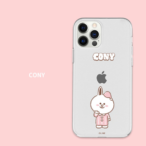 LINE FRIENDS iPhone 12 Pro Max用ソフトクリアケース [公式ライセンス品] Dreamy Night CONY KCE-CSB092-イメージ9