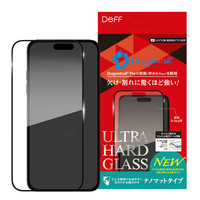 ディーフ iPhone 16 Plus用ULTRA HARD GLASS ナノマット DG-IP24LNM4DF