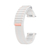 Samsung Galaxy Watch4/5/6/7用Fabric Band(S/M) Pink White ET-SVL30SWEGJP-イメージ2