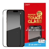 ディーフ iPhone 16 Plus用SUPER TOUGH GLASS クリア DG-IP24LG3SF