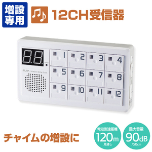 エルパ ワイヤレスチャイム12ch受信器 EWS-P70-イメージ5