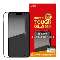 ディーフ iPhone 16 Plus用SUPER TOUGH GLASS マット DG-IP24LM3SF