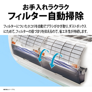 シャープ 「工事代金別」 14畳向け 自動お掃除付き 冷暖房エアコン e angle select プラズマクラスターエアコン  EE3シリーズ AY REE3　シリーズ AY-40REE3-イメージ11