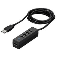 BUFFALO USB2．0ハブ(5ポート) どっちもUSBハブ ブラック BSH5UD20BK