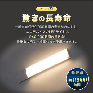 エコデバイス LED FPLランプ 55ワット相当(電球色) FPL55LED-D-イメージ8