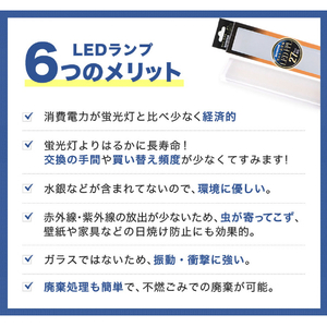 エコデバイス LED FPLランプ 27ワット相当(電球色) FPL27LED-D-イメージ4