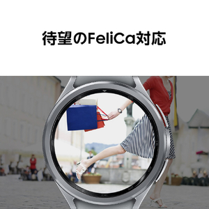 Samsung スマートウォッチ Galaxy Watch6 Classic 47mm シルバー SM-R960NZSAXJP-イメージ4