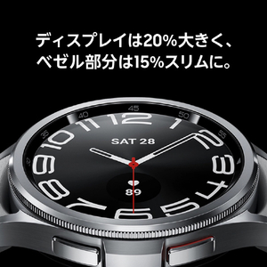 Samsung スマートウォッチ Galaxy Watch6 Classic 47mm シルバー SM-R960NZSAXJP-イメージ5