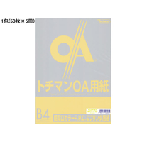 SAKAEテクニカルペーパー 極厚口カラーPPC B4 イエロー 50枚×5冊 F020447-LPP-B4-Y