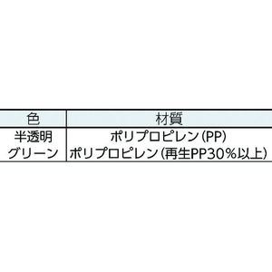 トラスコ中山 Fシリーズコンテナ 12L 半透明 FC060GM-5010403-イメージ2