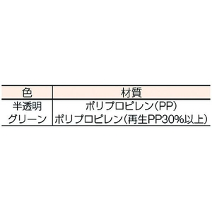 トラスコ中山 Fシリーズコンテナ 12L 半透明 FC060GM-5010403-イメージ3