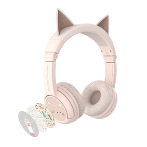 Onanoff キッズ用ヘッドフォン BuddyPhones PlayEars+ with BEAM MIC CAT BT-BP-PLAYP-EARS-CAT-イメージ3