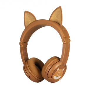 Onanoff キッズ用ヘッドフォン BuddyPhones PlayEars+ with BEAM MIC FOX BT-BP-PLAYP-EARS-FOX-イメージ1