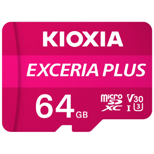 KIOXIA microSDXC UHS-Iメモリカード(64GB) EXCERIA PLUS KMUH-A064G-イメージ1