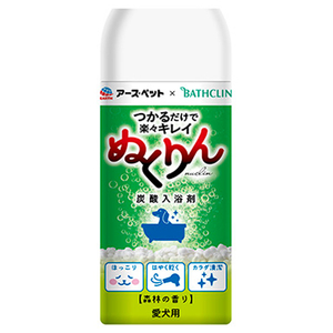 アース・ペット 愛犬用 炭酸入浴剤 ぬくりん 森林の香り 300g ﾆﾕｳﾖｸｻﾞｲﾇｸﾘﾝｼﾝﾘﾝ300G-イメージ1