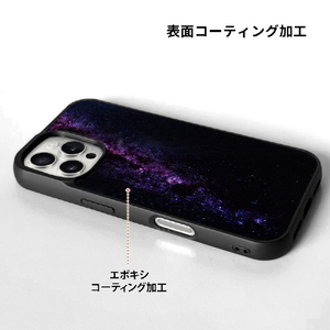 ikins iPhone 16用天然貝ケース Milky way I27112I16-イメージ4