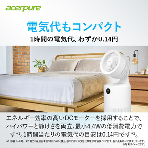 Acer 空気清浄機 Acerpure Cool ホワイト AC553-50W-イメージ5