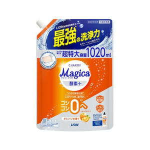 ライオン Magica 酵素+ オレンジの香り 詰替 超特大 1020mL FC322RA-イメージ1